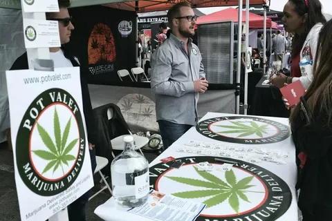 Marijuana delivery in California