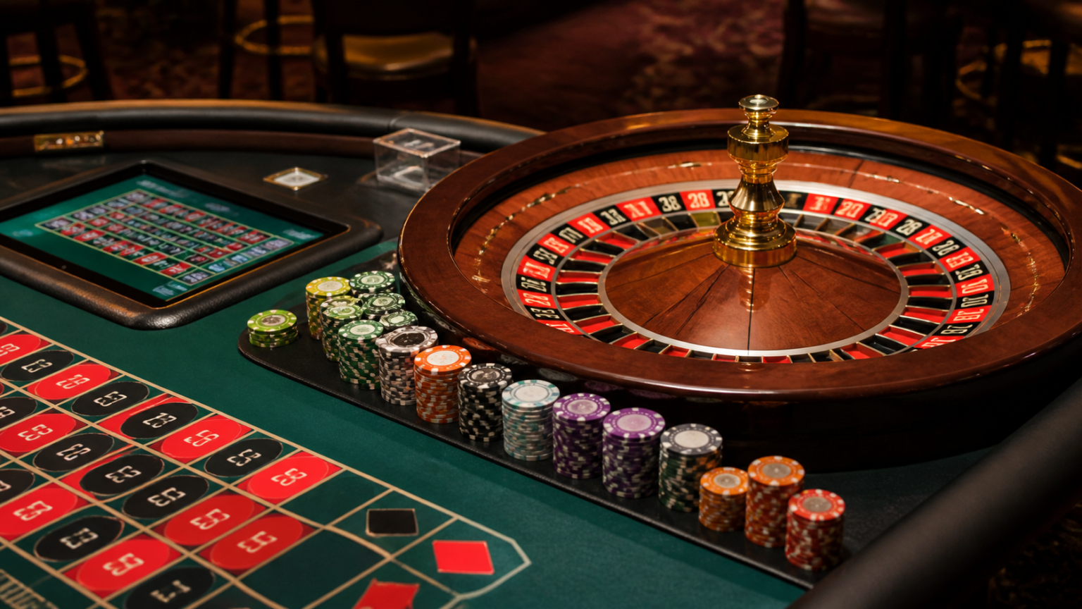 Casino Online Nuovi: Come Analizzare Bonus, Requisiti e Condizioni Casino betting setup with roulette wheel and chips