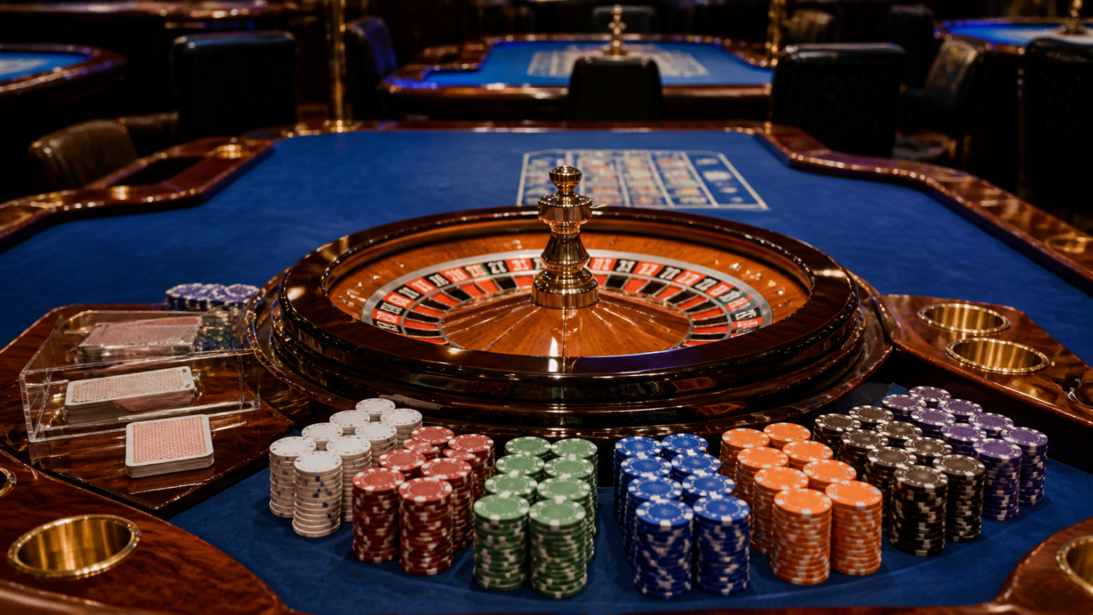 Crypto Casino: Fattori Importanti per un Confronto Completo Casino table with chips and cards for online betting Singapore