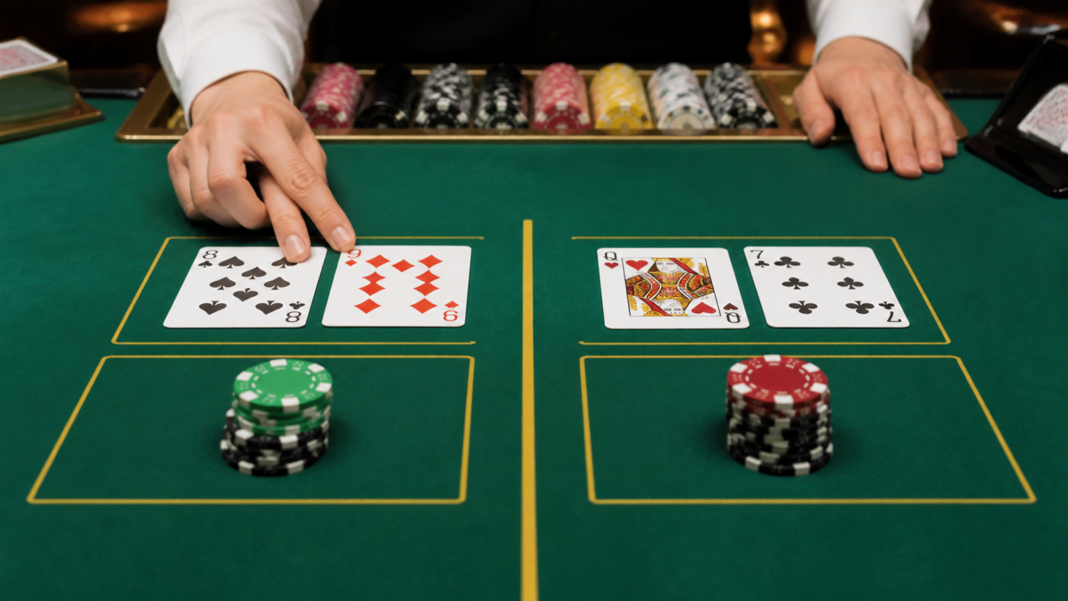 Migliori Casino Non AAMS Sicuri: Cosa Valutare Prima di Giocare 바카라 테이블과 카드가 보이는 카지노 게임 장면